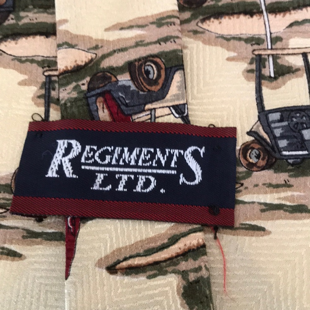 Regiments LTD Golf Tie - Picture 3 of 3
